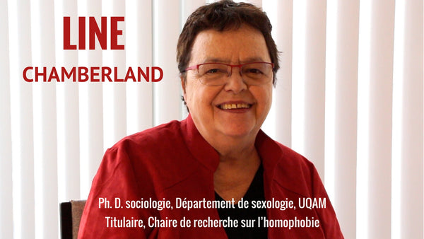 CAPSULES DOCUMENTAIRES RLQ - LINE CHAMBERLAND, SOCIOLOGUE, MILITANTE, PROFESSEURE ET TITULAIRE DE LA CHAIRE DE RECHERCHE CONTRE L'HOmOPHOBIE UQAM