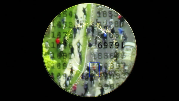 WHITE SAUCER: SURVEILLANT EYE / LA SOUCOUPE BLANCHE : OEIL SURVEILLANT